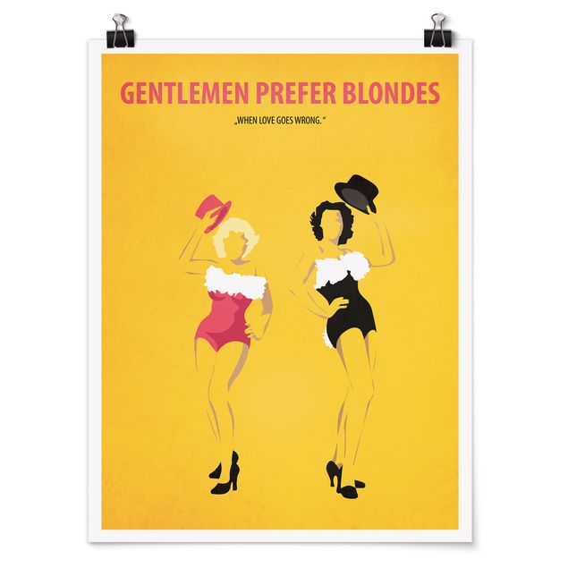 Posters Film Poster Gentlemen Prefer Blondes