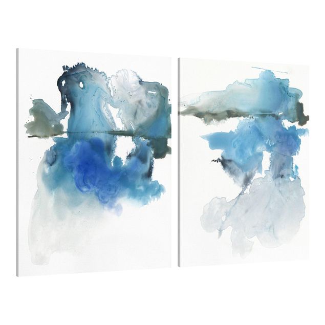Canvas schilderijen - 2-delig  Melting Glaciers Set I