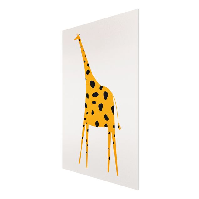 Forex schilderijen Yellow Giraffe