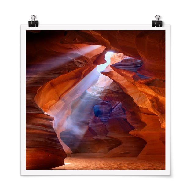 Posters Play Of Light In Antelope Canyon