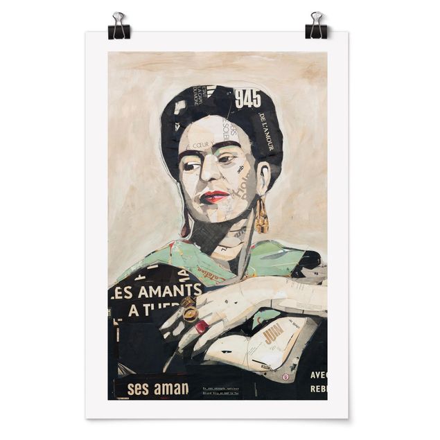 Posters Frida Kahlo - Collage No.4