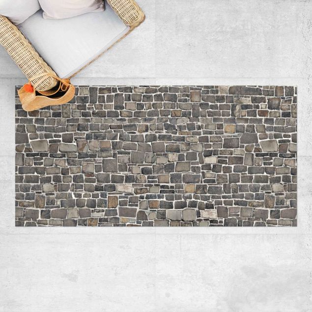 buitenkleed balkon Quarry Stone Wallpaper Natural Stone Wall