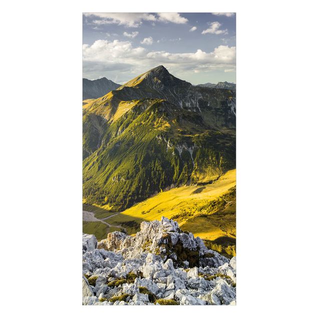 Duschrückwand - Berge und Tal der Lechtaler Alpen in Tirol