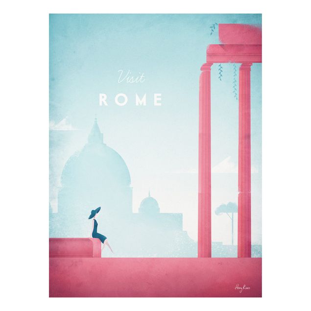 Forex schilderijen Travel Poster - Rome