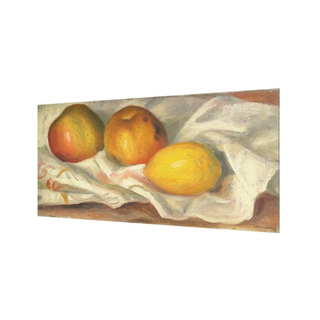 Spatscherm keuken Auguste Renoir - Apples And Lemon
