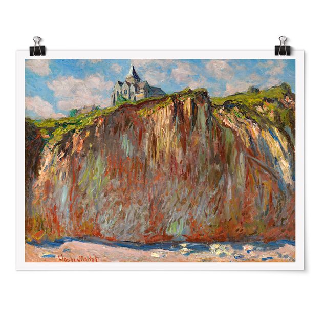 Posters Claude Monet - The Church Of Varengeville In The Morning Light