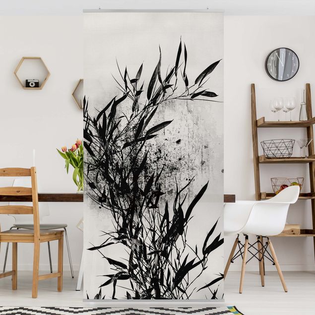 Ruimteverdeler Graphical Plant World - Black Bamboo