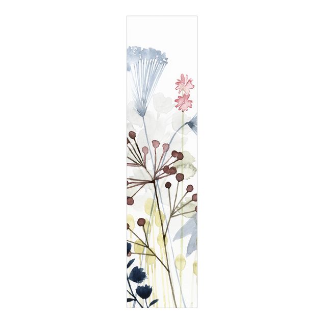 Schuifgordijnen Wildflower Watercolour I