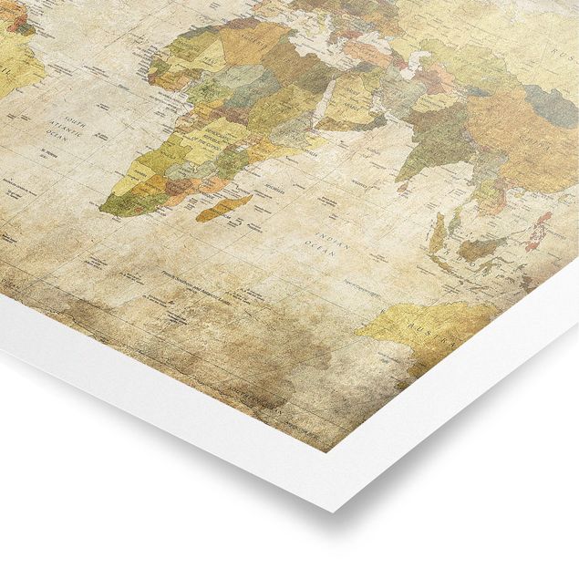 Posters World map