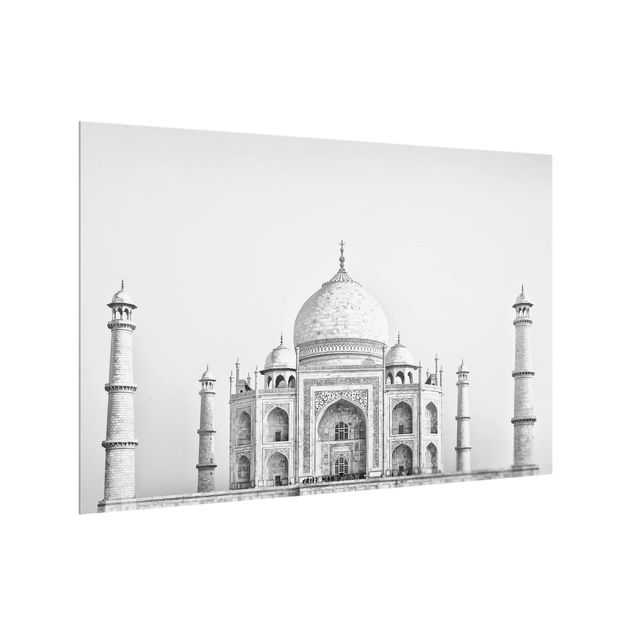 Spatscherm keuken Taj Mahal In Gray