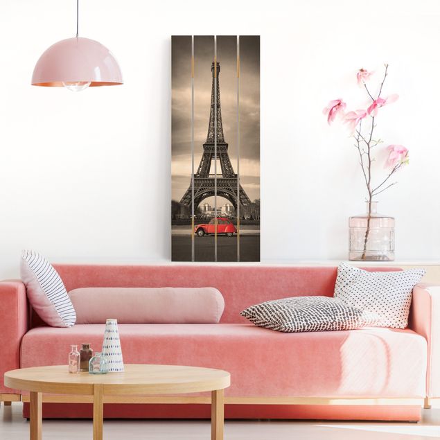 Houten schilderijen op plank Spot On Paris