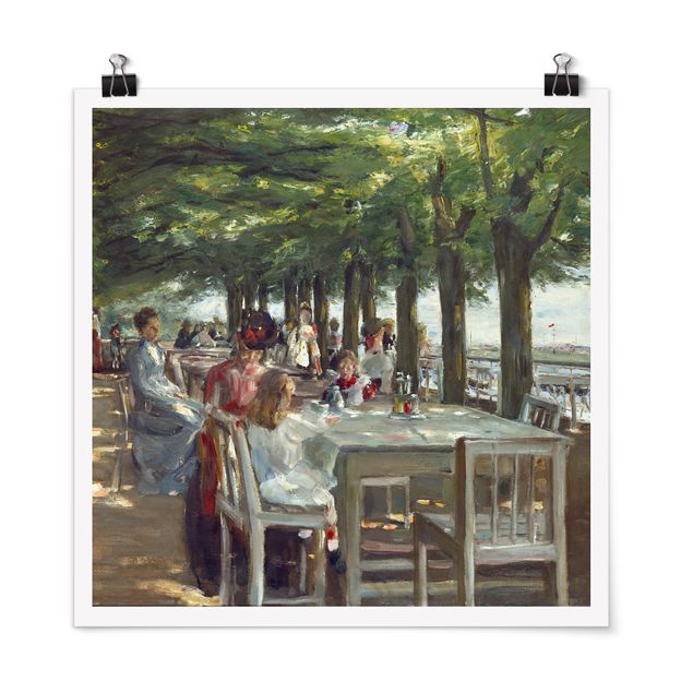 Posters Max Liebermann - The Restaurant Terrace Jacob