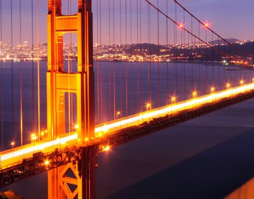Wastafelonderkasten Golden Gate Bridge At Night