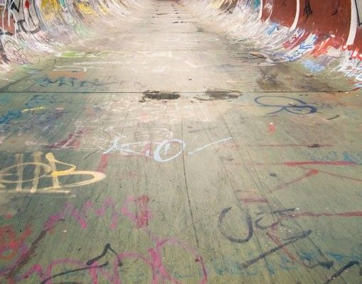 Wastafelonderkasten Skate Graffiti