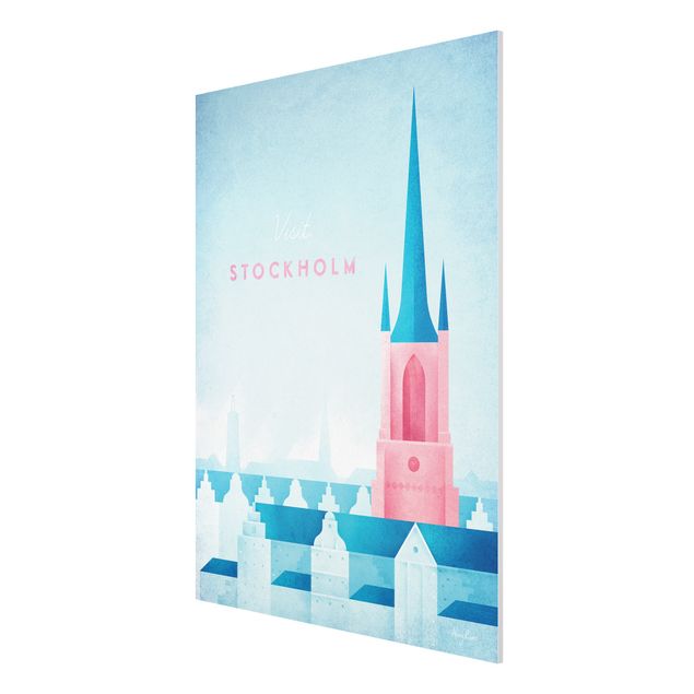Forex schilderijen Travel Poster - Stockholm