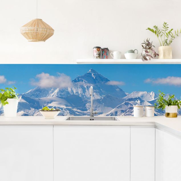 Achterwand voor keuken Mount Everest
