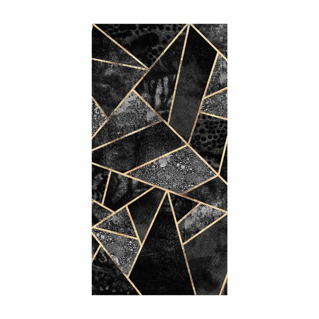 zwart kleed Gray Triangles Gold