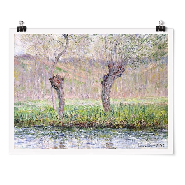 Posters Claude Monet - Willow Trees Spring
