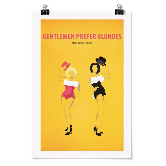 Posters Film Poster Gentlemen Prefer Blondes