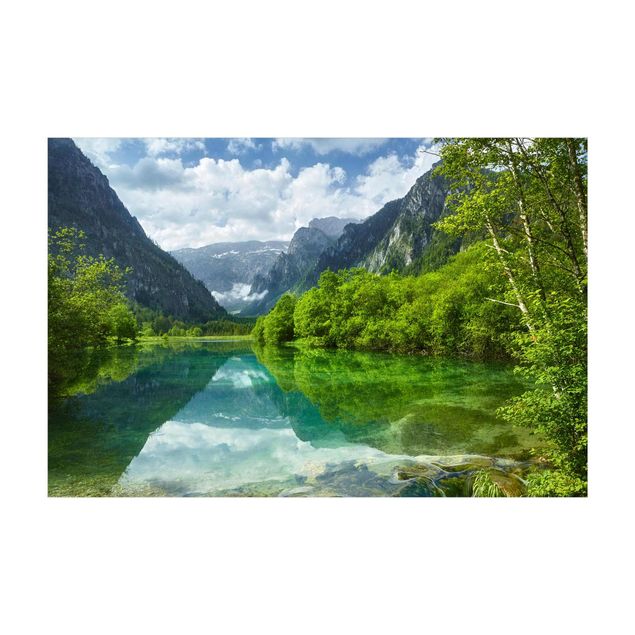 Vloerkleed natuur Mountain Lake With Reflection