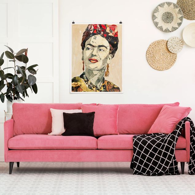 Posters Frida Kahlo - Collage No.2