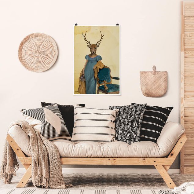 Posters Animal Portrait - Deer Lady