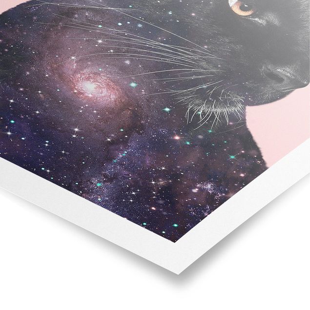 Posters Panther With Galaxy
