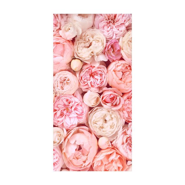 Vloerkleed pastel Roses Rosé Coral Shabby