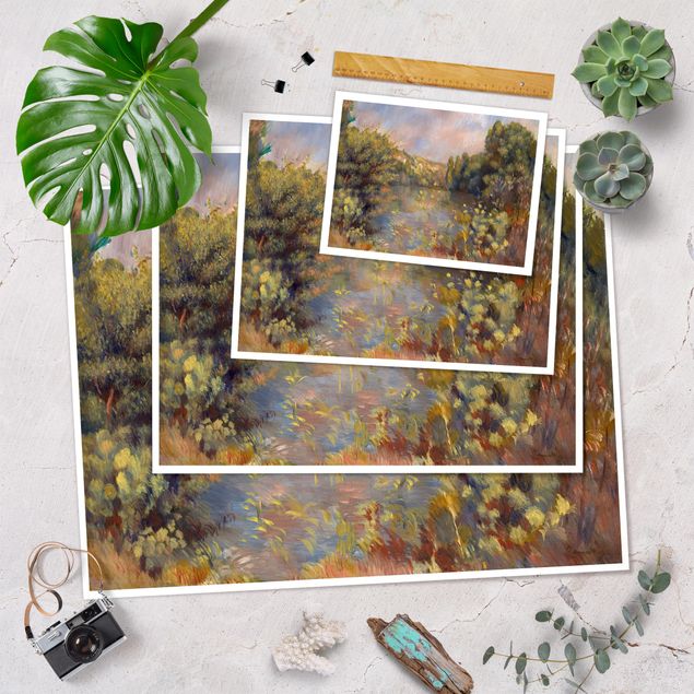 Posters Auguste Renoir - Lakeside Landscape