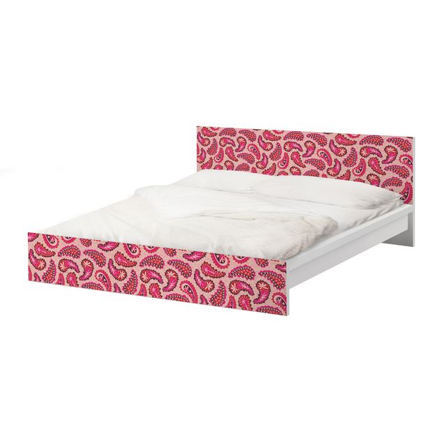 Meubelfolie IKEA Malm Bed Happy Paisley Design