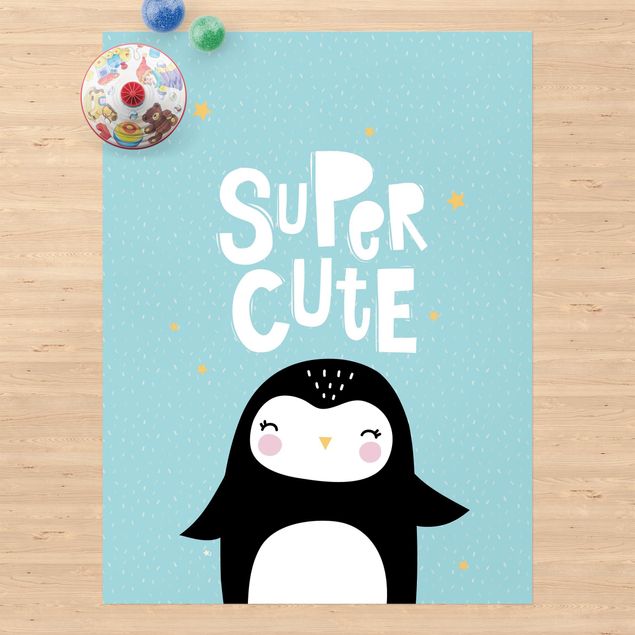 tapijt modern Super Cute Penguin