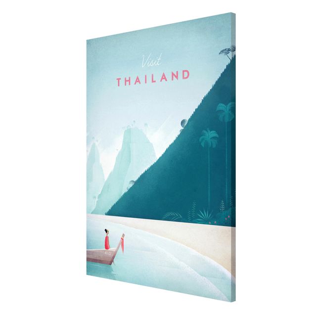 Magneetborden Travel Poster - Thailand