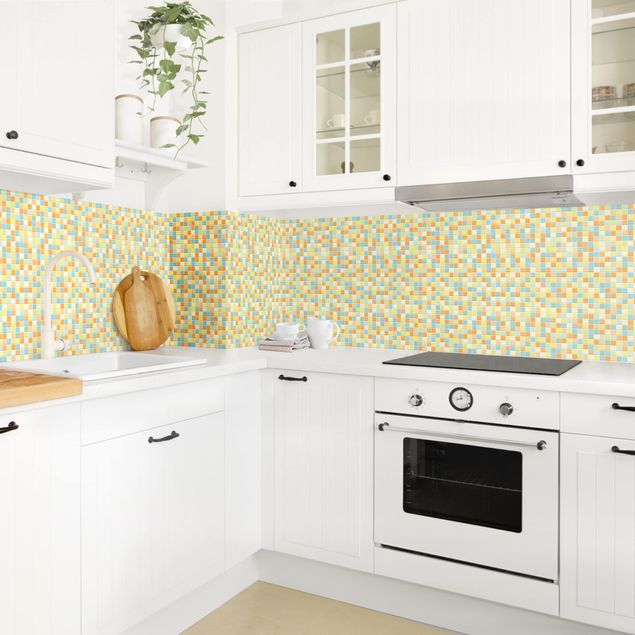Achterwand voor keuken Mosaic Tiles Summer Set