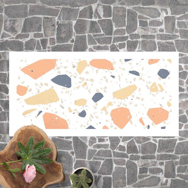 lopers Detailed Terrazzo Pattern Siena With Frame
