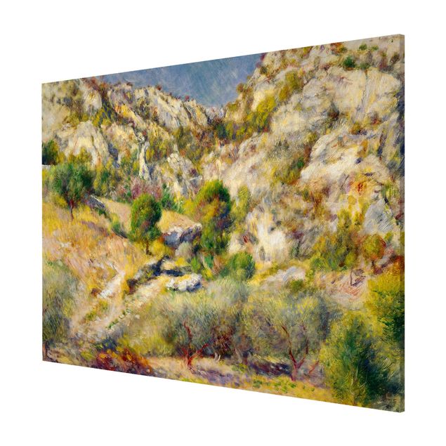 Magneetborden Auguste Renoir - Rock At Estaque