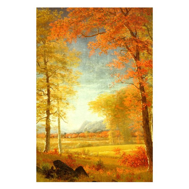 Magneetborden Albert Bierstadt - Autumn In Oneida County, New York