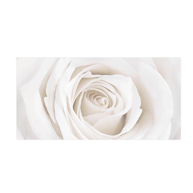 wit kleed Pretty White Rose
