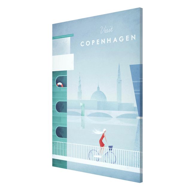 Magneetborden Travel Poster - Copenhagen