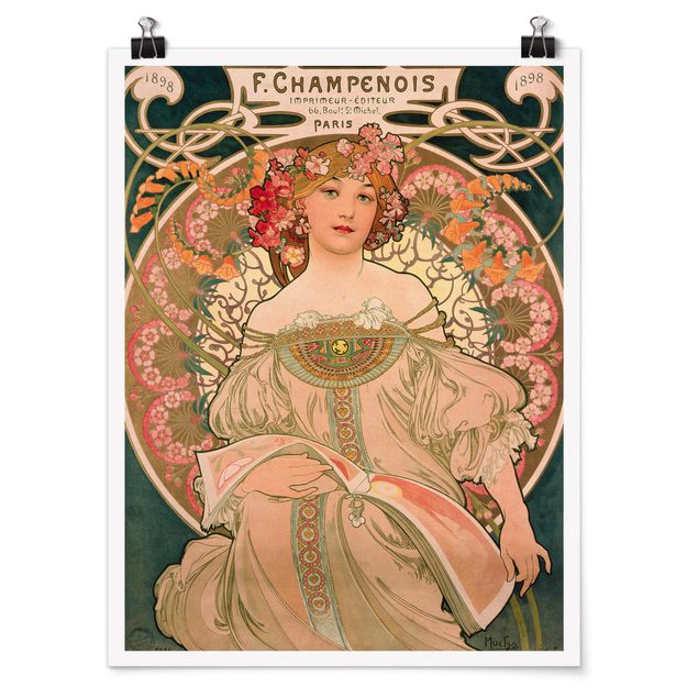 Posters Alfons Mucha - Poster For F. Champenois