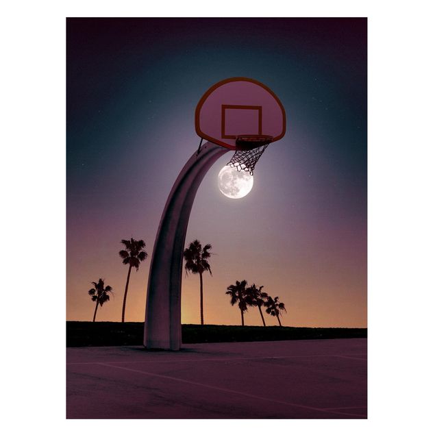 Magneetborden Basketball With Moon
