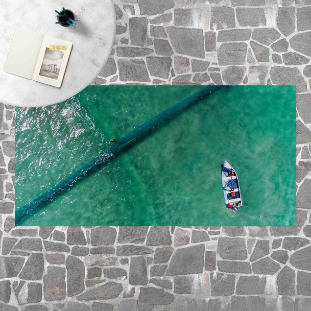 loper vloerkleed Aerial Image - Fishermen