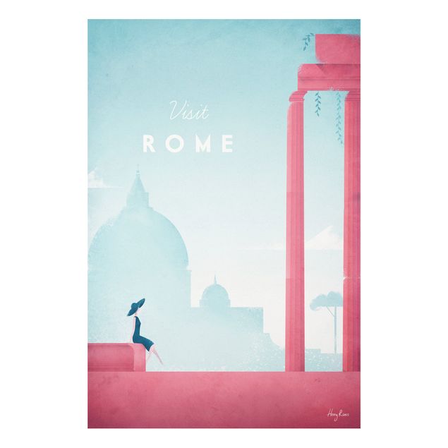 Forex schilderijen Travel Poster - Rome