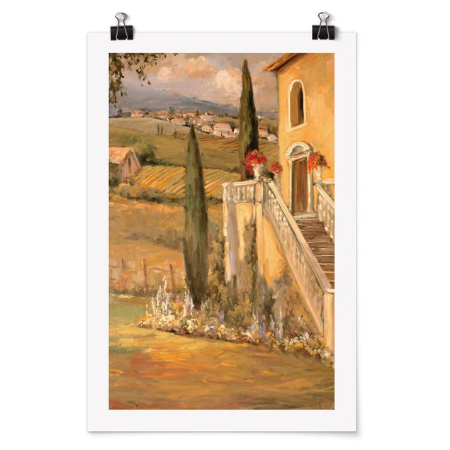 Posters Italian Countryside - Porch
