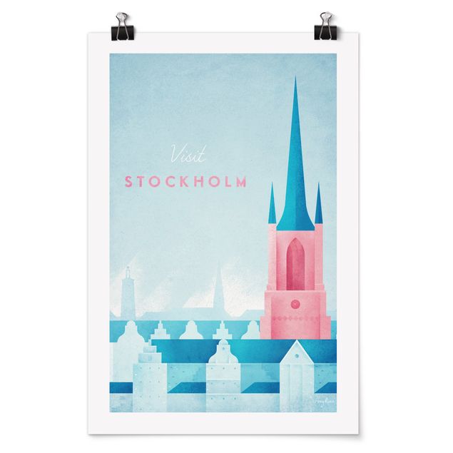 Posters Travel Poster - Stockholm