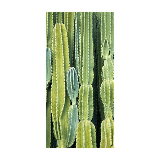 groen vloerkleed Cactus Wall