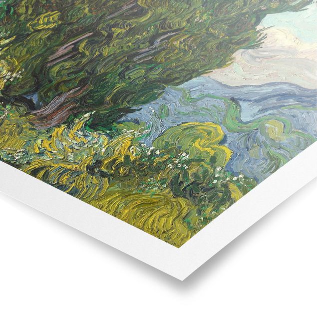 Posters Vincent van Gogh - Cypresses