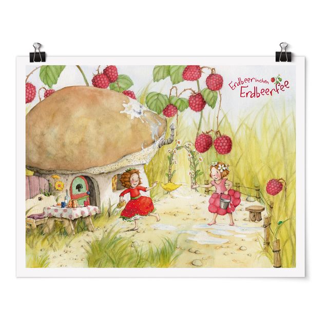 Posters Little Strawberry Strawberry Fairy - Under The Raspberry Bush