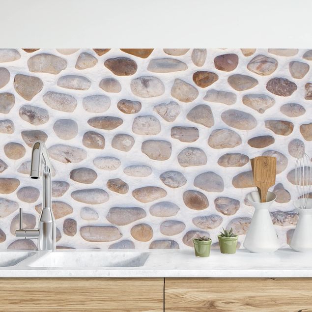 Achterwand voor keuken patroon Andalusian Stone Wall