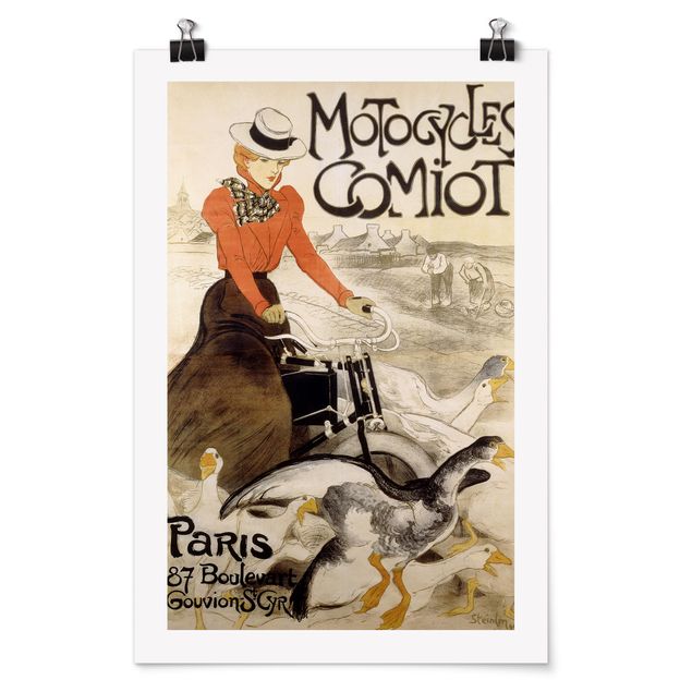 Posters Théophile Steinlen - Poster For Motor Comiot