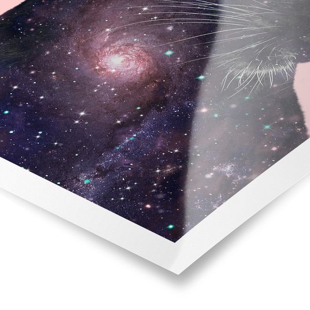 Posters Panther With Galaxy